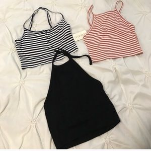 3 crop top bundle